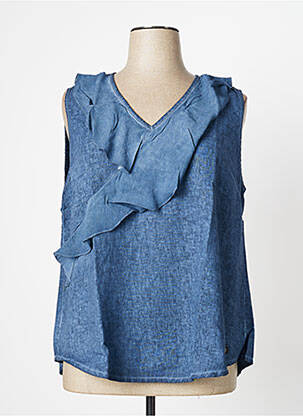 Top albastru MALOKA femeie