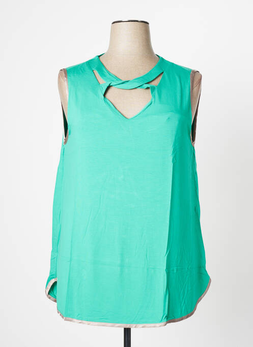 Tunică fără mâneci verde MALOKA femeie