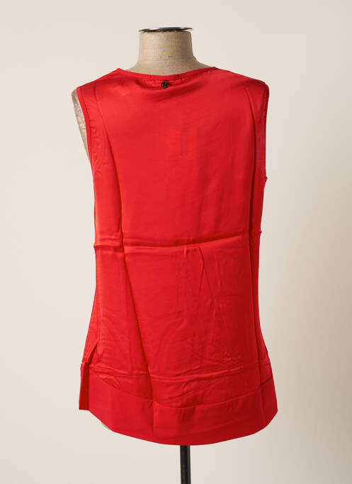 Maiou croială dreaptă fără mâneci roșu MALOKA femme