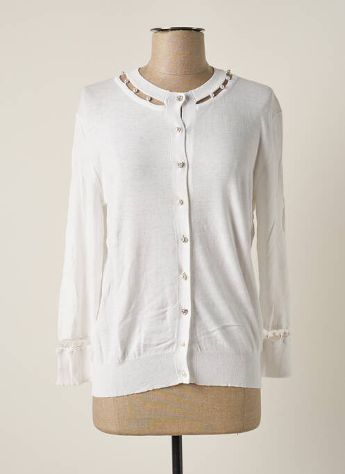 Vestă cu mâneci lungi alb PAUL BRIAL femeie