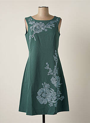 Rochie midi fără mâneci fără mâneci verde PAUL BRIAL femeie