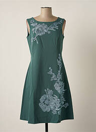 Rochie midi fără mâneci fără mâneci verde PAUL BRIAL femme