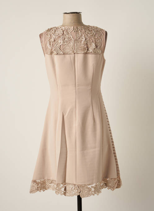 Rochie scurtă bej PAUL BRIAL femeie