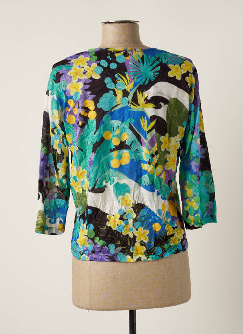 Vestă cu mâneci lungi verde MALOKA femeie