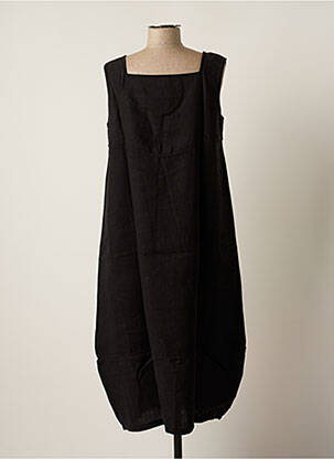 Rochie midi bretele subțiri negru G!OZE femme