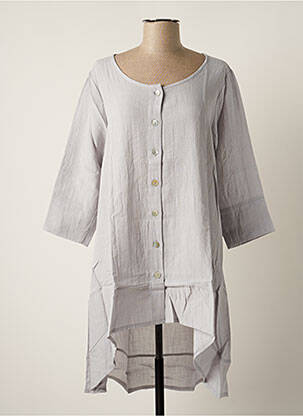 Tunică mâneci lungi gri G!OZE femeie