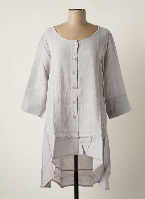 Tunică mâneci lungi gri G!OZE femeie