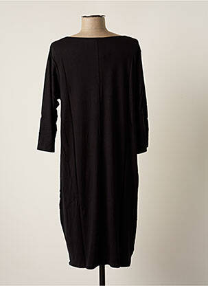 Rochie midi mâneci 3/4 mâneci 3/4 negru G!OZE femeie