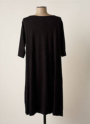Rochie midi mâneci 3/4 mâneci 3/4 negru G!OZE femeie