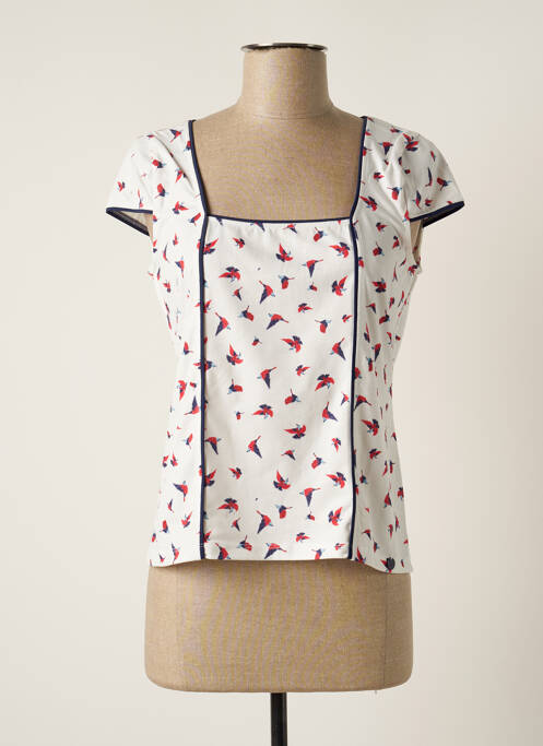 Top alb PAUL BRIAL femeie