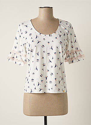 Top alb PAUL BRIAL femeie