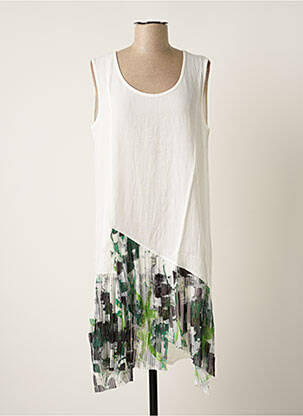 Tunică fără mâneci alb G!OZE femeie