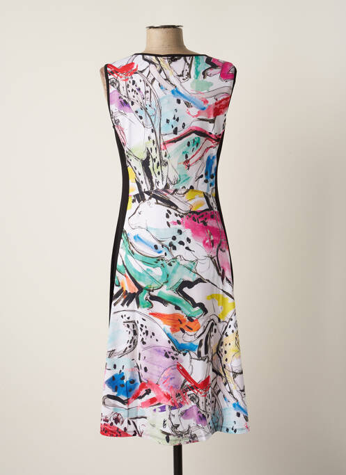 Rochie midi alb MALOKA femeie