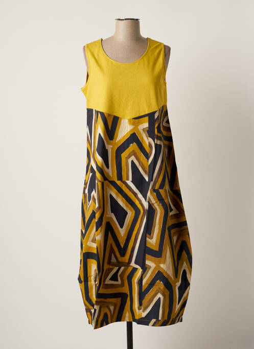 Rochie midi galben G!OZE femeie