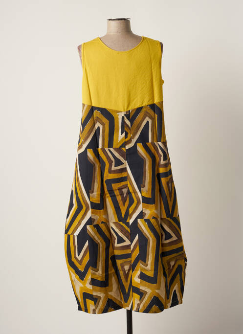 Rochie midi galben G!OZE femeie