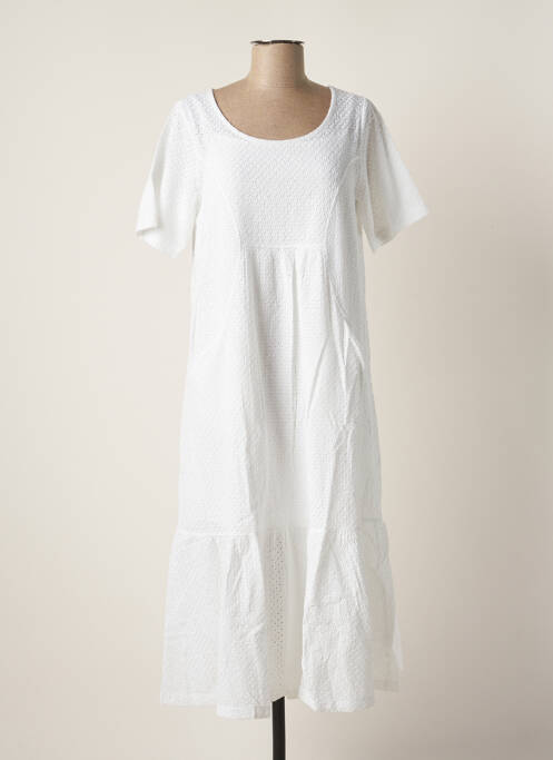 Rochie midi alb G!OZE femeie