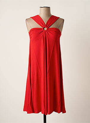 Rochie midi roșu MALOKA femeie