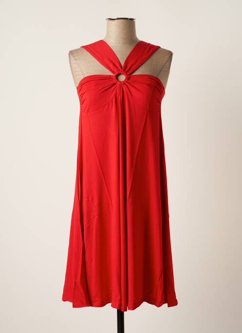 Rochie midi roșu MALOKA femeie