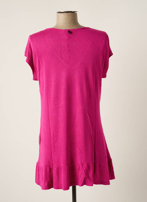 Tunică mâneci scurte violet MALOKA femeie