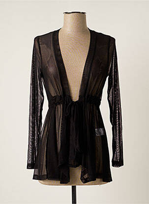 Vestă cu mâneci lungi negru MALOKA femeie