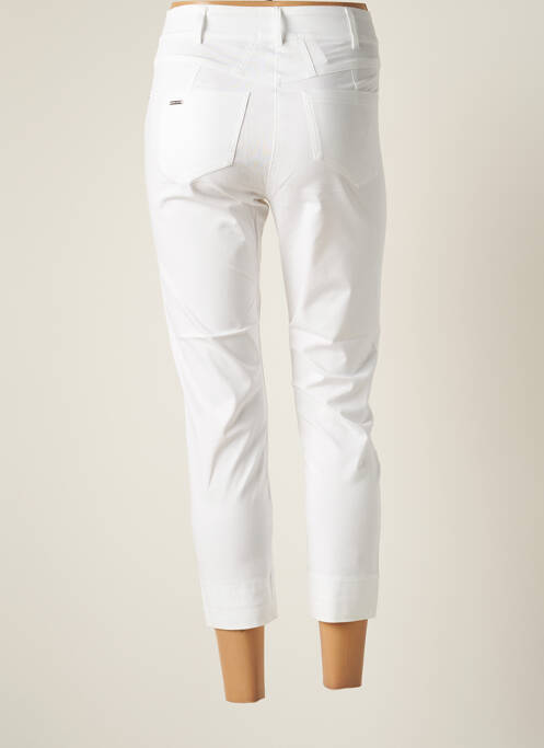 Pantalon trei sferturi alb MALOKA femeie