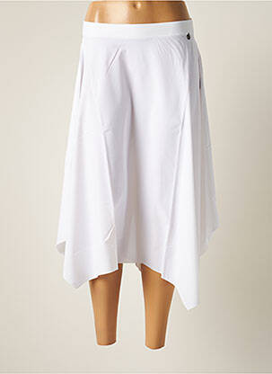 Fustă midi alb MALOKA femeie