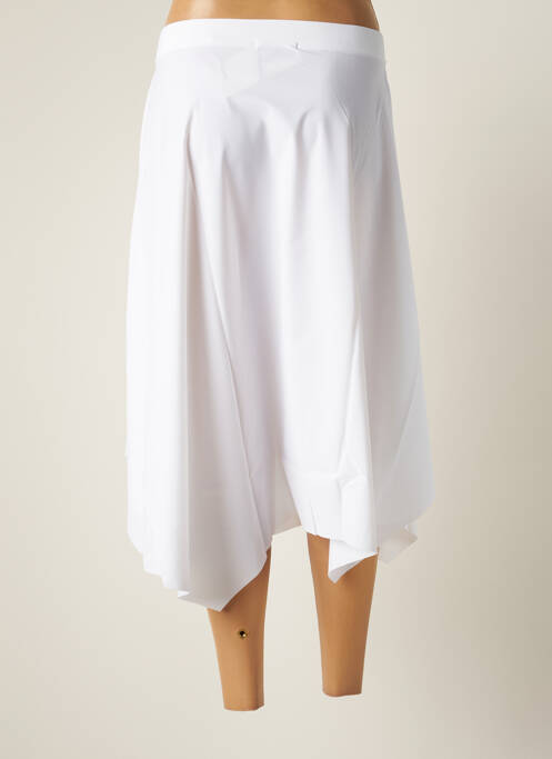 Fustă midi alb MALOKA femeie