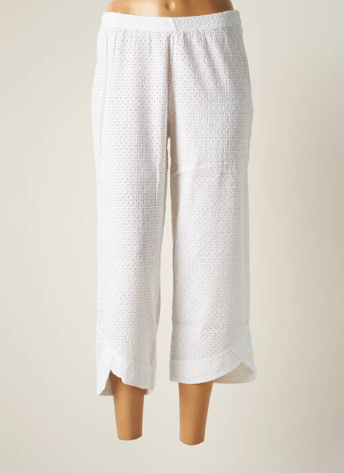 Pantalon trei sferturi alb G!OZE femeie