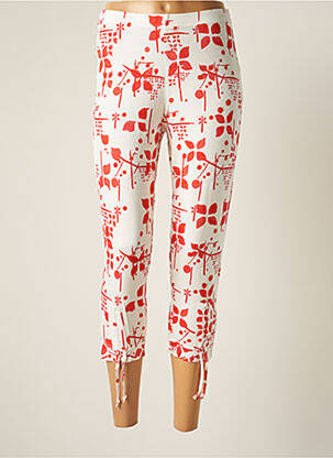Pantalon trei sferturi elasticitate mărime normală roșu G!OZE femeie