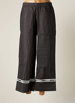 Pantalon trei sferturi negru G!OZE femeie