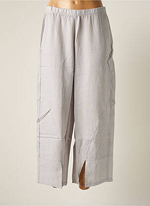 Pantalon trei sferturi gri G!OZE femeie