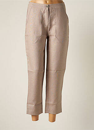 Pantalon trei sferturi bej MALOKA femeie