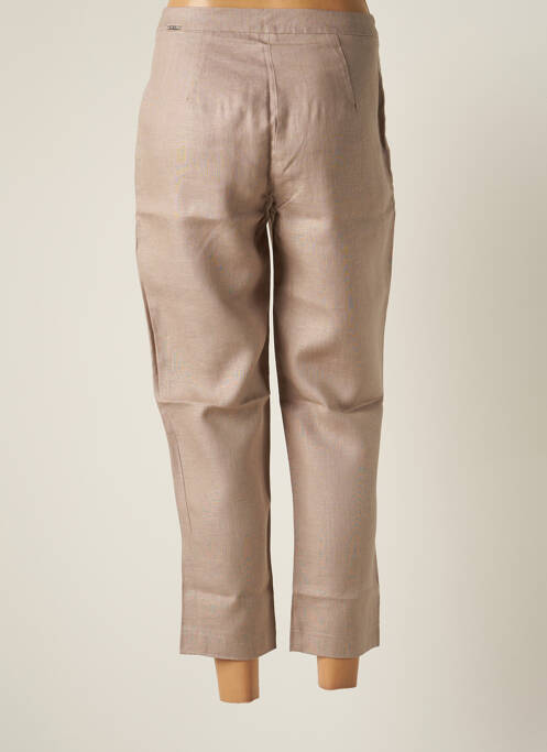 Pantalon trei sferturi bej MALOKA femeie