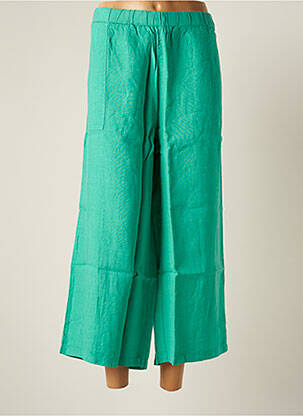 Pantalon trei sferturi verde MALOKA femeie