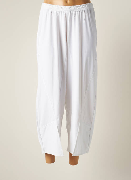 Pantalon trei sferturi alb G!OZE femeie