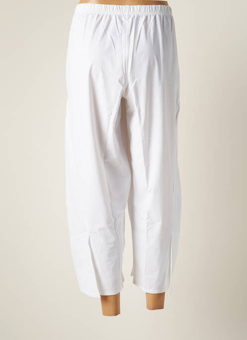 Pantalon trei sferturi alb G!OZE femeie