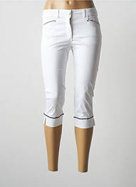 Pantalon trei sferturi talie joasă talie joasă alb PAUL BRIAL femme