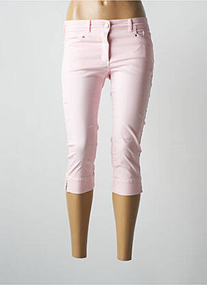 Pantalon trei sferturi roz PAUL BRIAL femeie