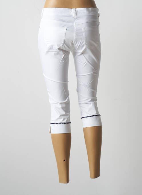 Pantalon trei sferturi alb PAUL BRIAL femeie