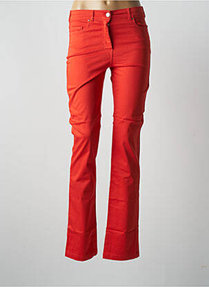 Pantalon drept portocaliu PAUL BRIAL femeie