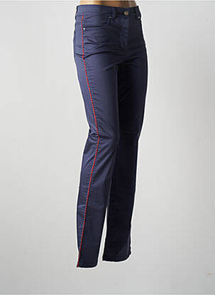 Pantalon drept albastru PAUL BRIAL femeie