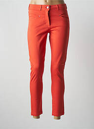 Pantalon 7/8 elasticitate mărime normală portocaliu PAUL BRIAL femme