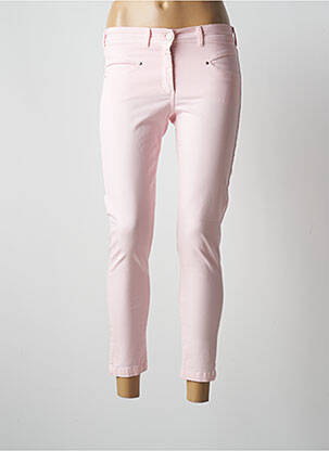 Pantalon 7/8 elasticitate talie joasă roz PAUL BRIAL femeie