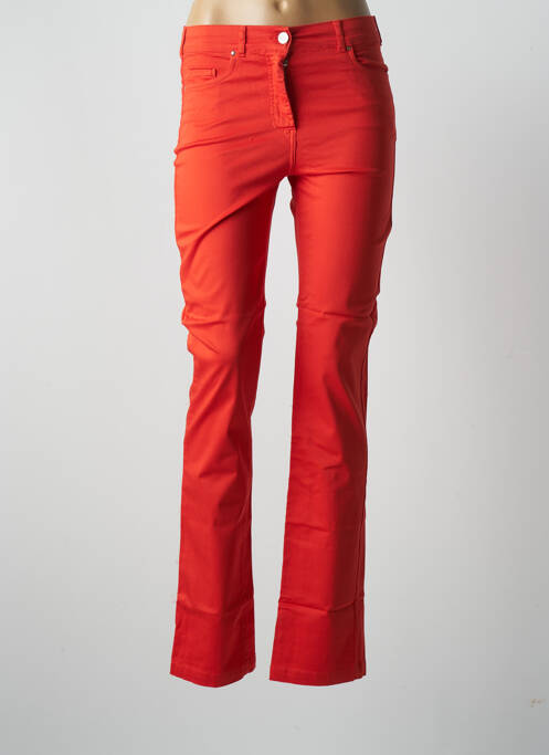 Pantalon drept portocaliu PAUL BRIAL femeie