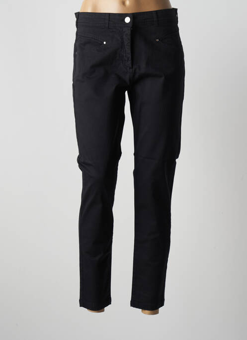 Pantalon 7/8 elasticitate mărime normală negru PAUL BRIAL femme