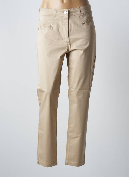 Pantalon drept bej PAUL BRIAL femeie