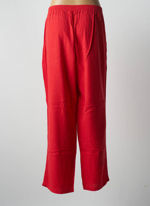 Pantalon larg roșu MALOKA femeie