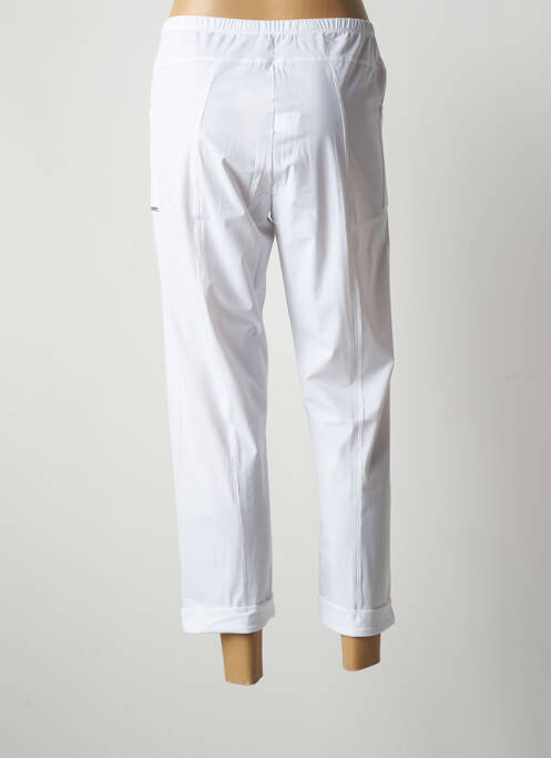 Pantalon trei sferturi alb MALOKA femeie