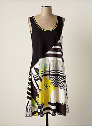 Rochie midi negru MALOKA femeie