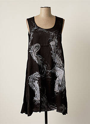 Rochie midi negru MALOKA femeie